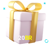 Receba seus bônus de boas-vindas no 20BR